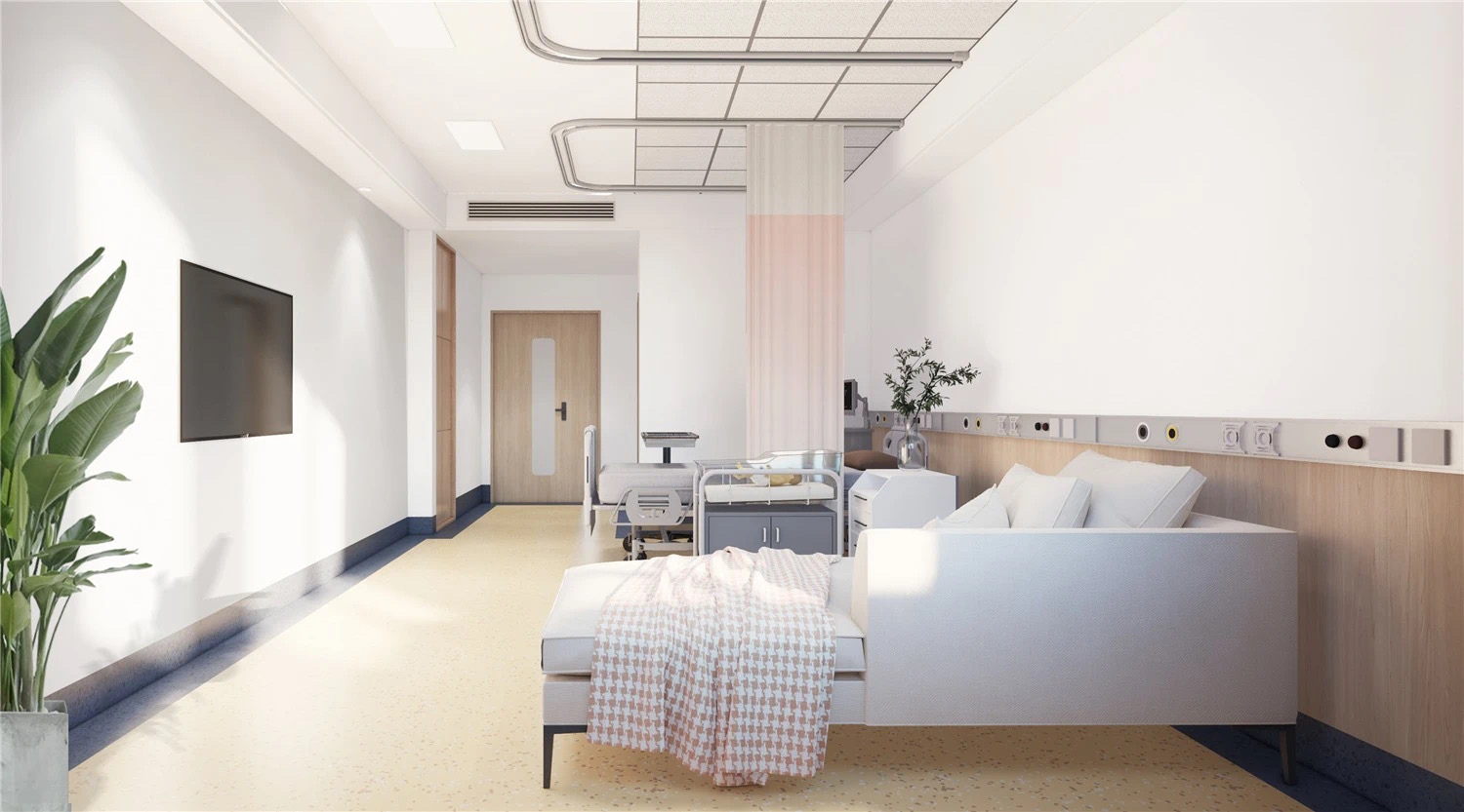 【醫(yī)院案例】婦產(chǎn)醫(yī)院這樣設(shè)計，簡而不失其華！(圖3)