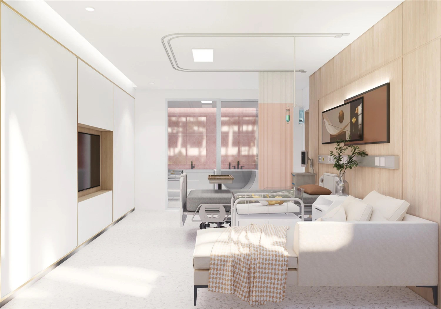 【醫(yī)院案例】婦產(chǎn)醫(yī)院這樣設(shè)計，簡而不失其華！(圖6)