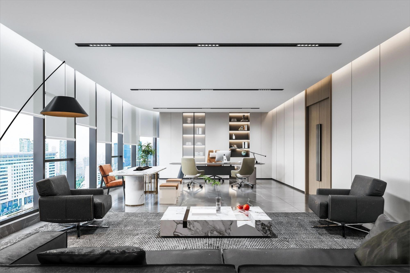 【設計案例】普照國康醫藥辦公室項目概念設計——以空間敘事，筑品牌基因(圖18)