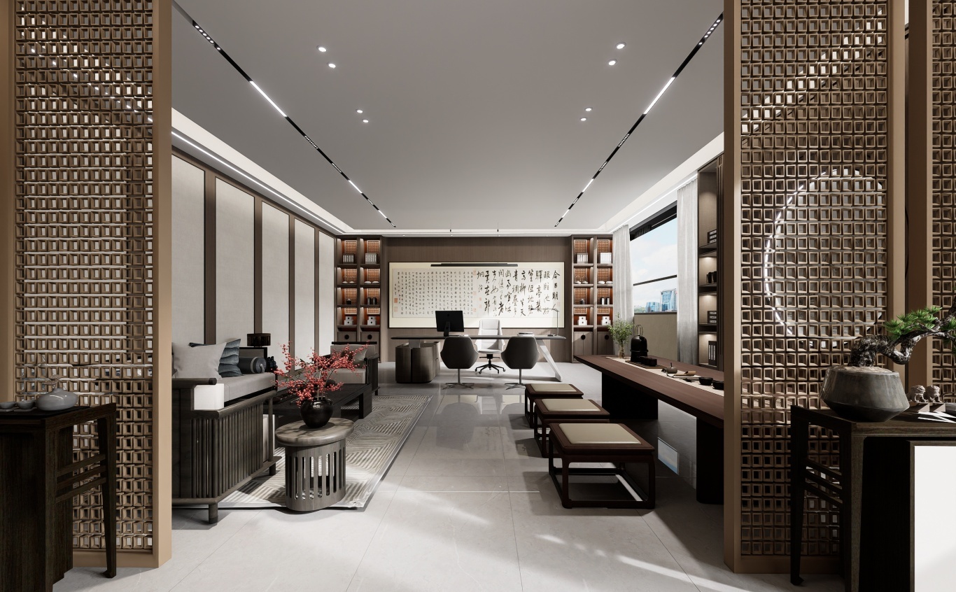 【設計案例】普照國康醫藥辦公室項目概念設計——以空間敘事，筑品牌基因(圖38)